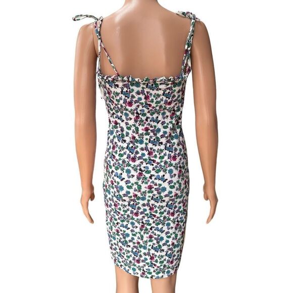 Vero Moda strappy mini dress in blue floral stretch size XS NWT - Picture 7 of 12